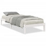 Voir la diapositive 2 : VIDAXL Cadre de lit extra long sans matelas 80x220 cm bois massif pin