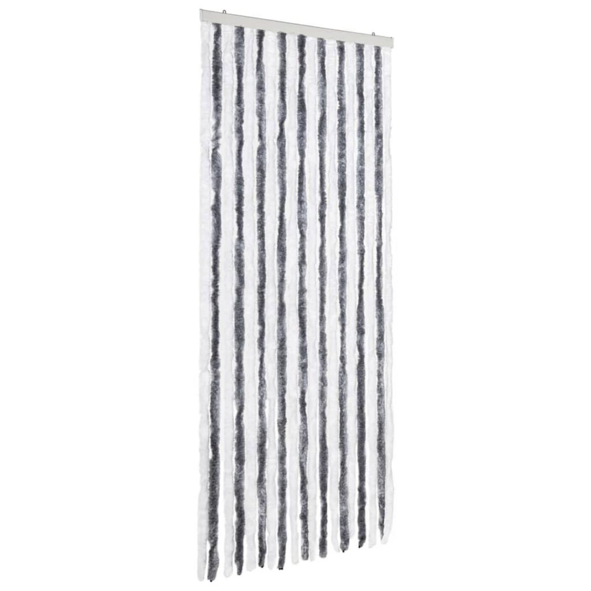 VIDAXL Moustiquaire Gris et blanc 56 x 185 cm Chenille