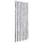 Voir la diapositive 2 : VIDAXL Moustiquaire Gris et blanc 56 x 185 cm Chenille