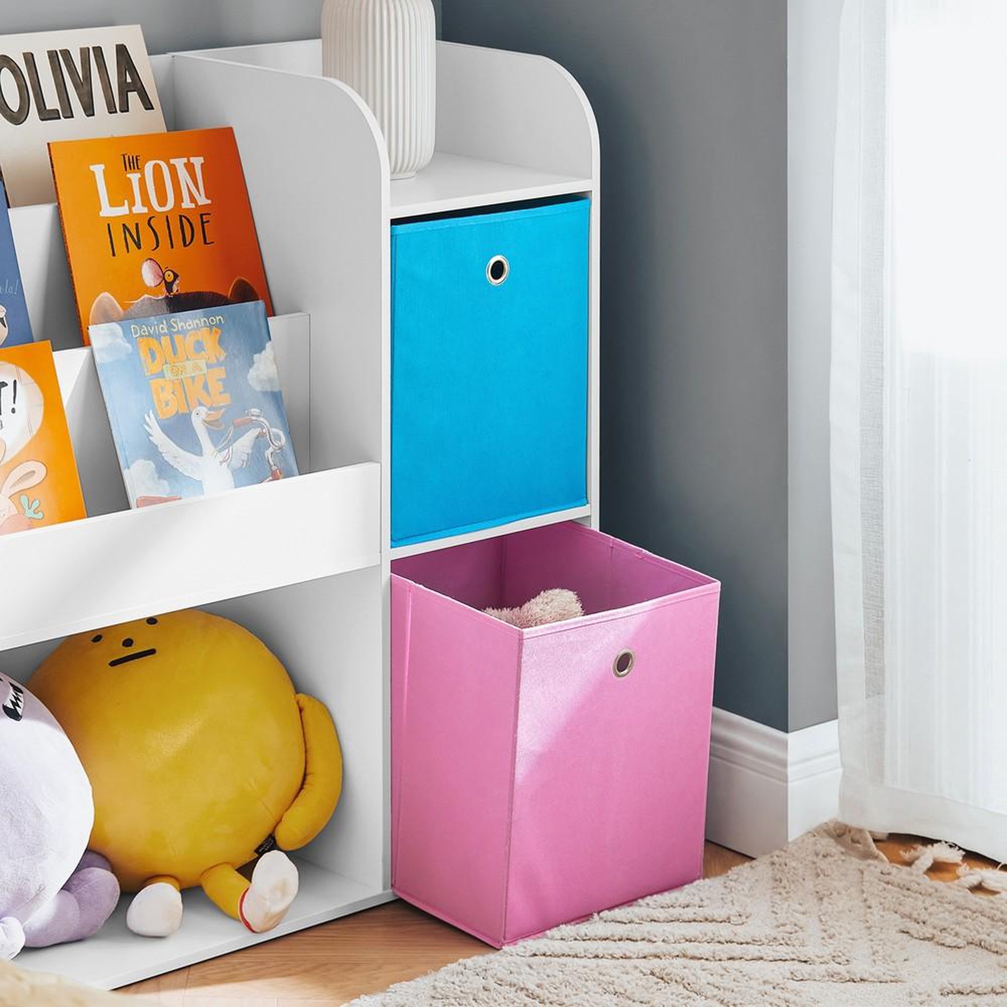Voir la diapositive 5 : SOBUY SoBuy - Bibliothèque Enfant à 2 étagères - Moderne - KMB37