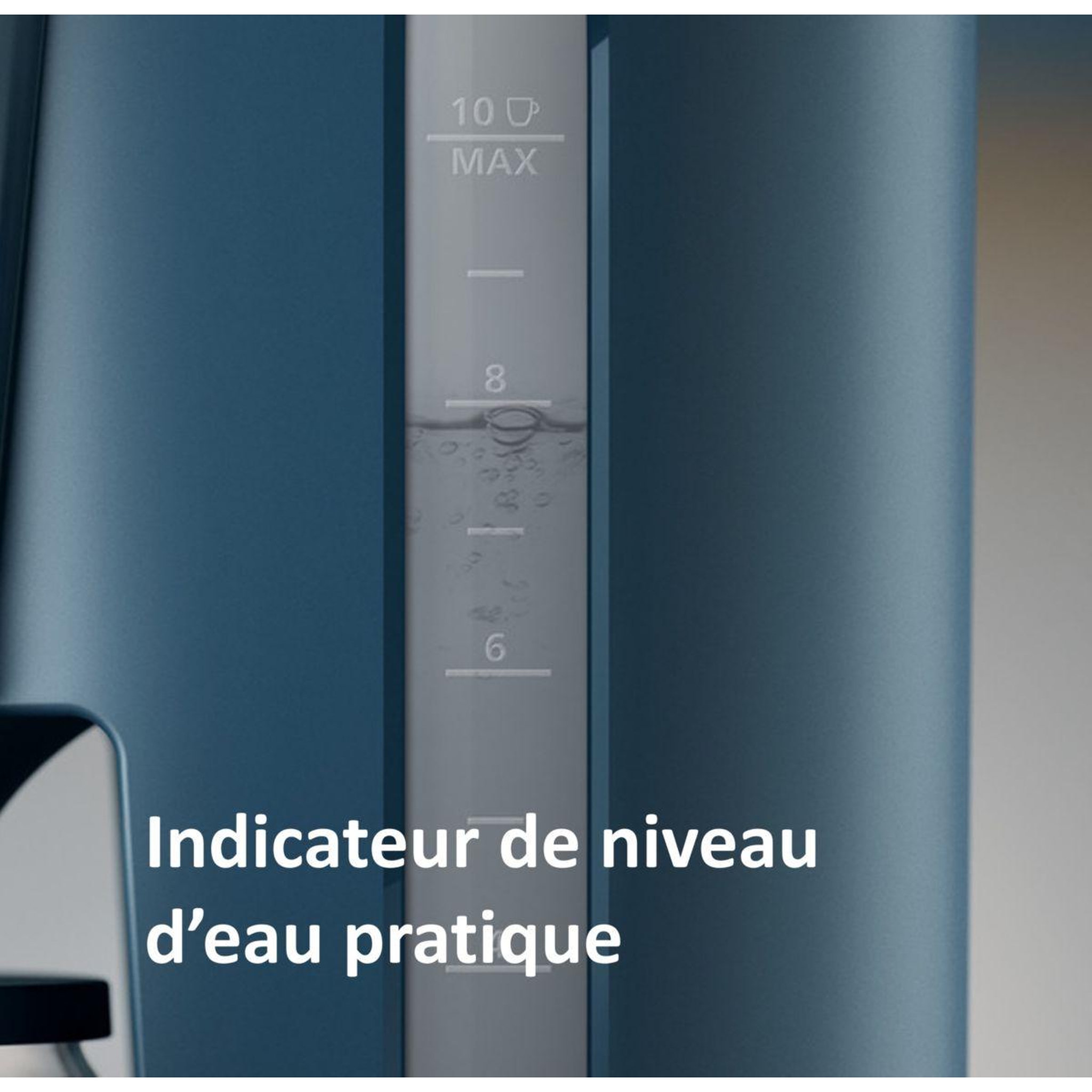 Voir la diapositive 4 : Philips Cafetière filtre hd7411/70 bleu