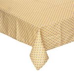ATMOSPHERA Nappe Antitache à Motifs  Gloria  140x240cm Ocre