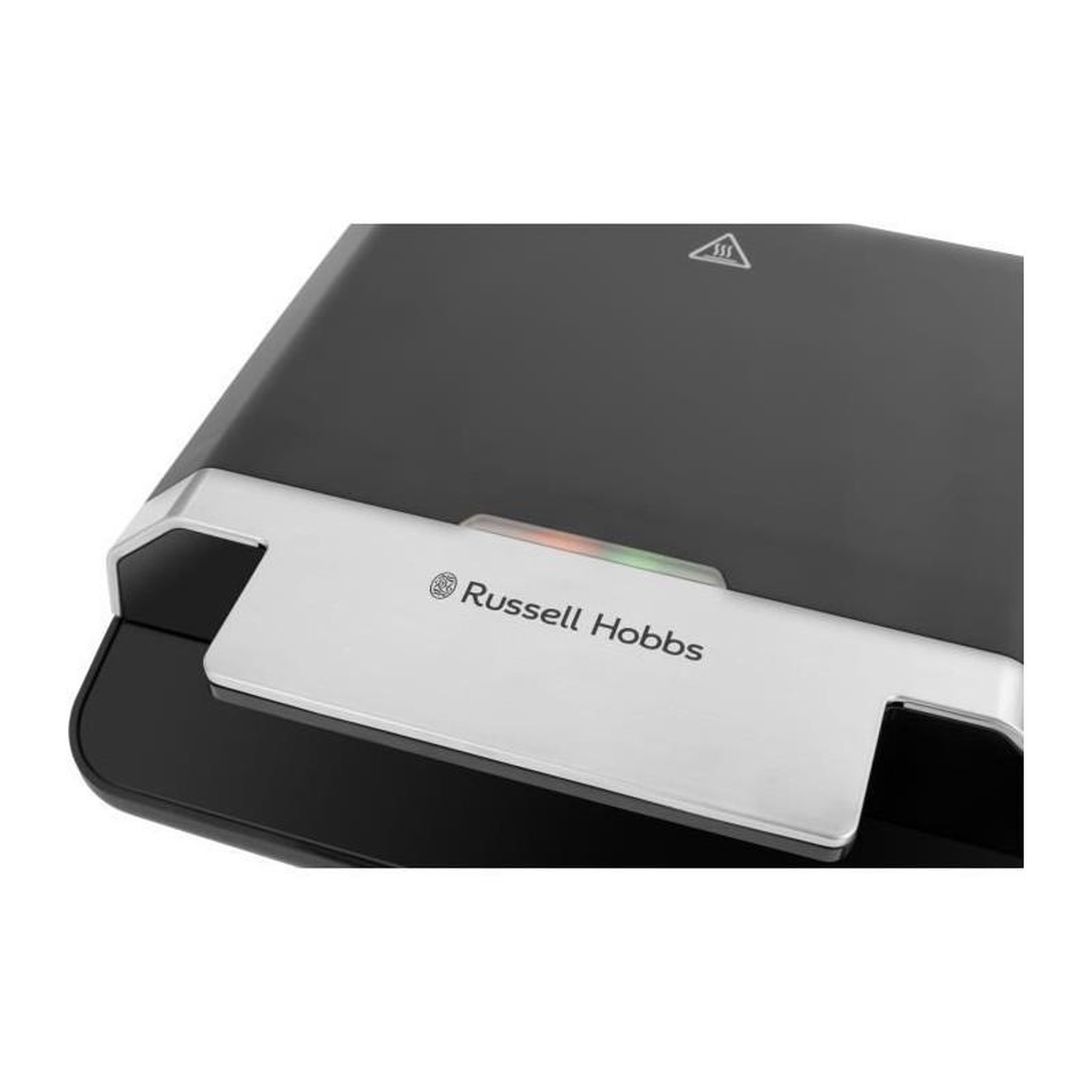 Voir la diapositive 4 : Russell Hobbs Croque-monsieur - RUSSELL HOBBS - 26800-56 - 750 W - Chauffage rapide : 108 s - Anti-adhésif - Noir / Acier
