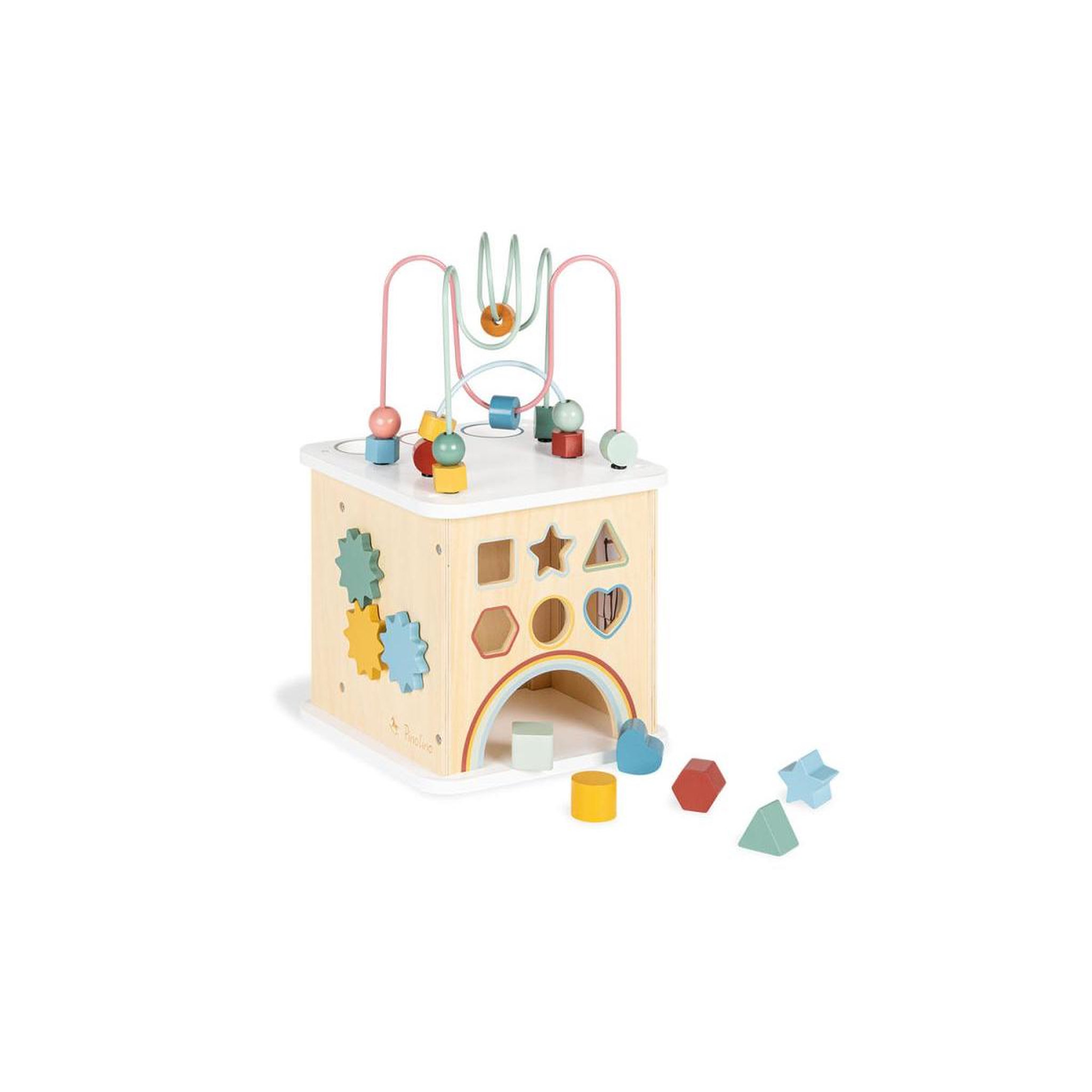 Pinolino Cube d'activités en bois Sanna 