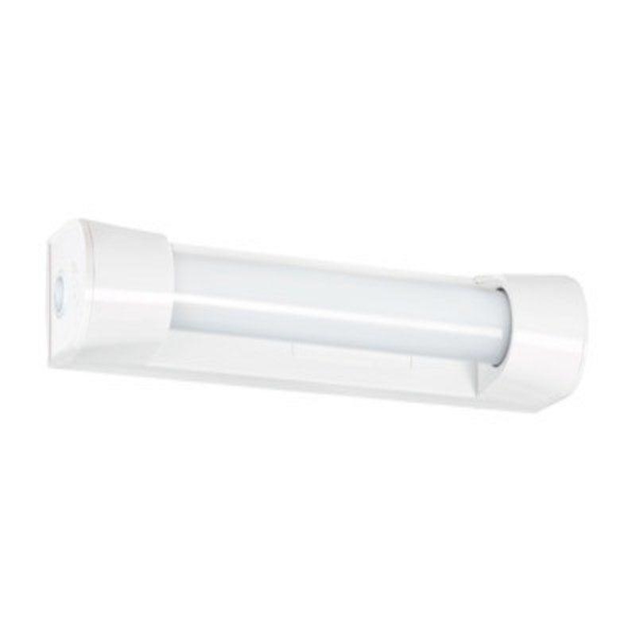 Aric Réglette led pour salle de bain bagno s19 l'interrupteur + prise, aric, l.35.1 cm 7.2 w blanc