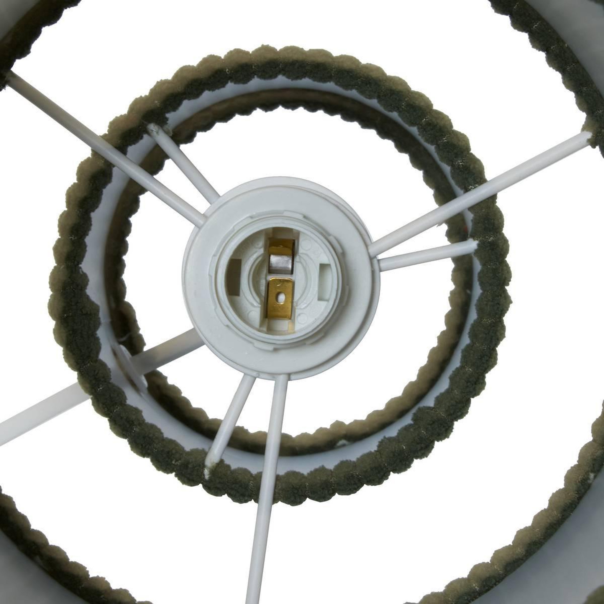Voir la diapositive 5 : ATMOSPHERA Lampe à poser côtelée  jolina  28cm kaki