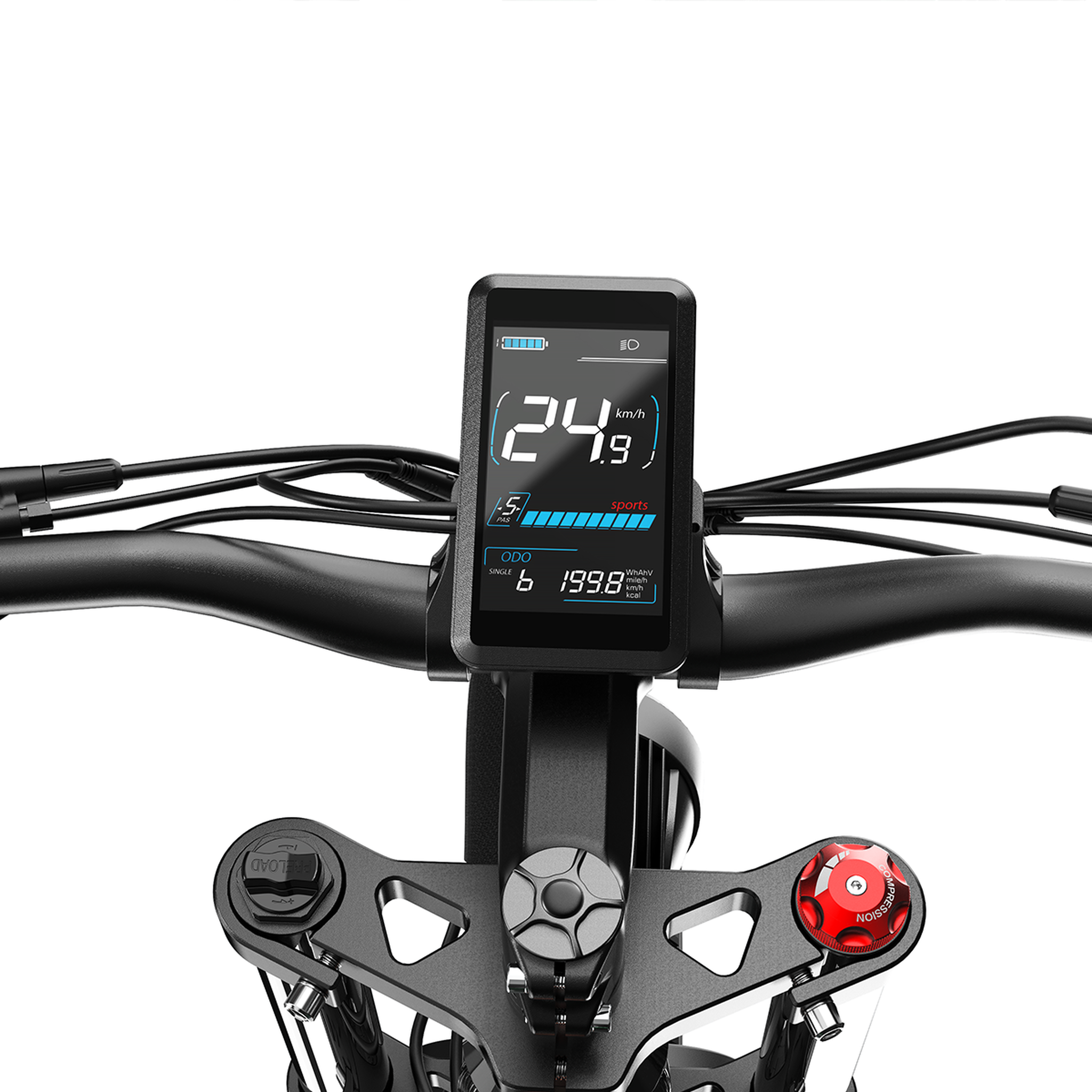 Voir la diapositive 3 : DUKAWEY Vélo électrique Dukawey BST-6