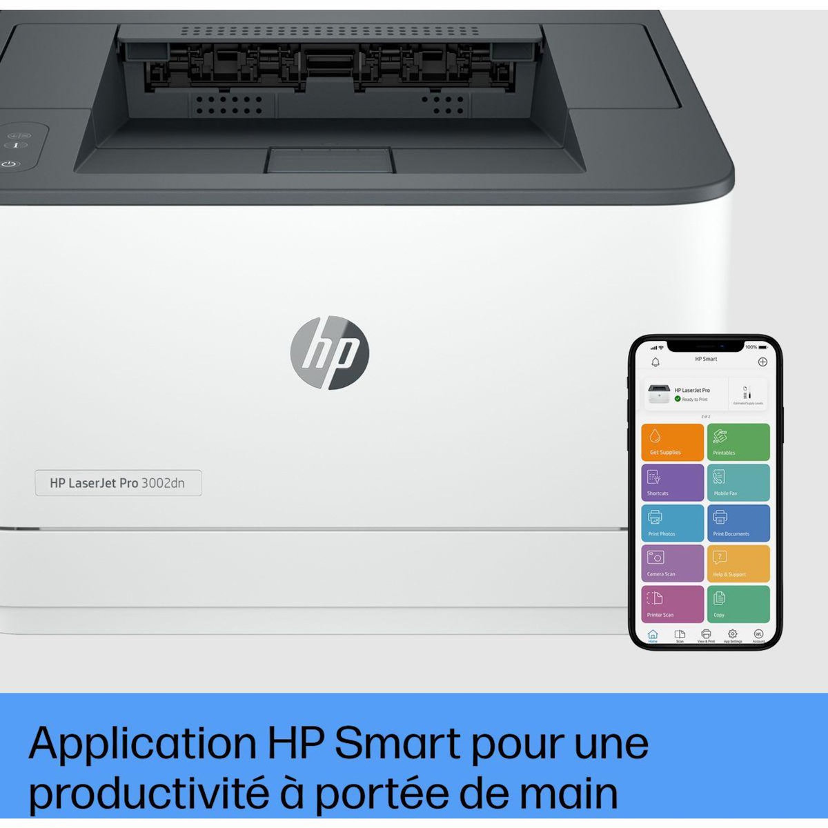 HP Imprimante laser LaserJet Pro 3002dn