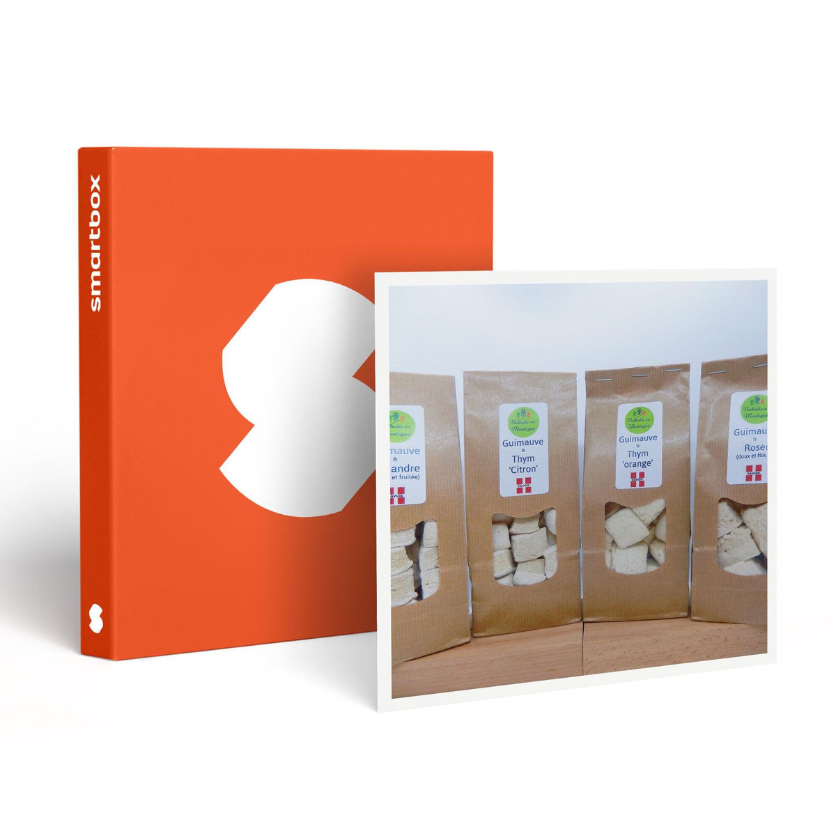 Smartbox Assortiment de guimauves aux plantes et fleurs livré à domicile - Coffret Cadeau Gastronomie