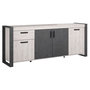 Voir la diapositive 1 : Buffet 4 portes L218 cm ELLA
