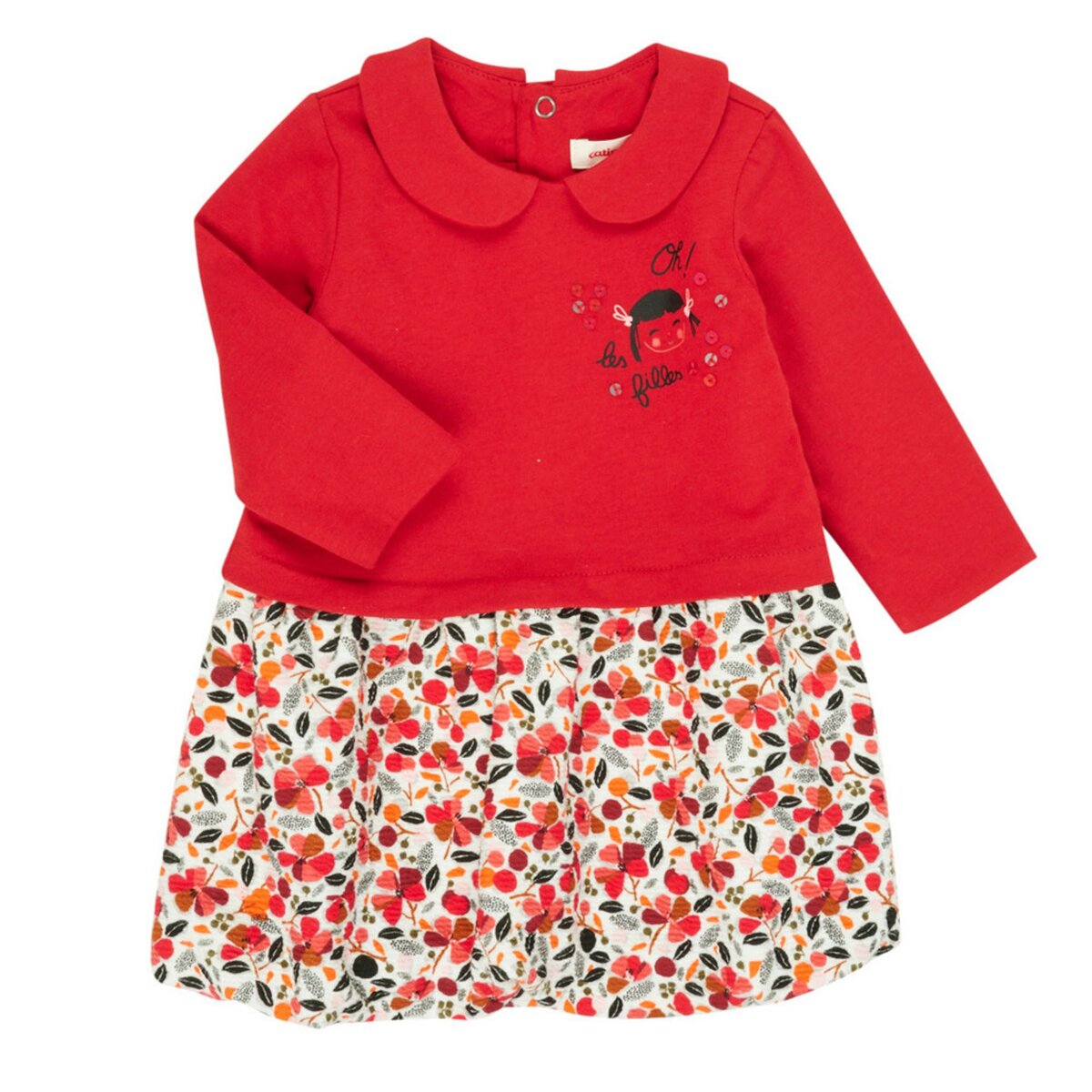 Robe Rouge B b Fille Catimini CR30043 pas cher Auchan