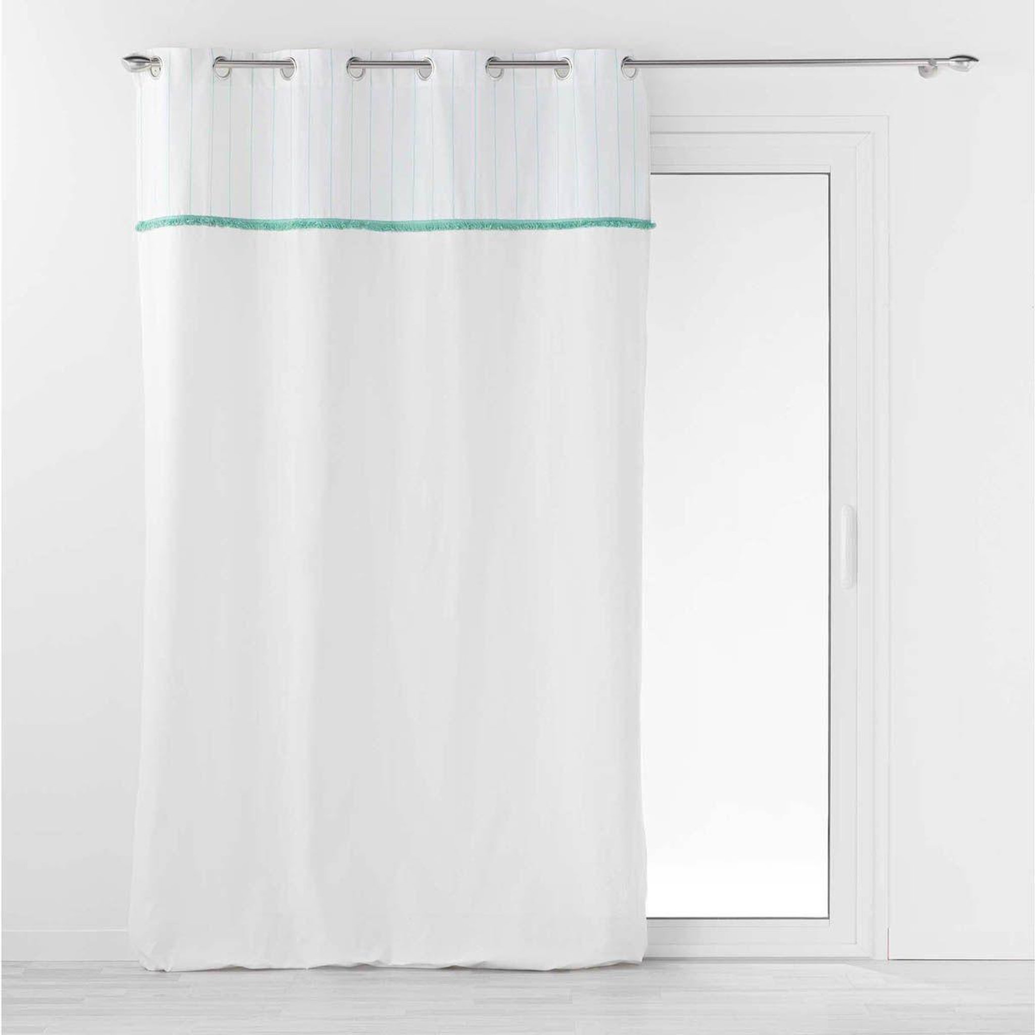 Douceur d'Intérieur Rideau à œillets  alizée  140x240cm menthe