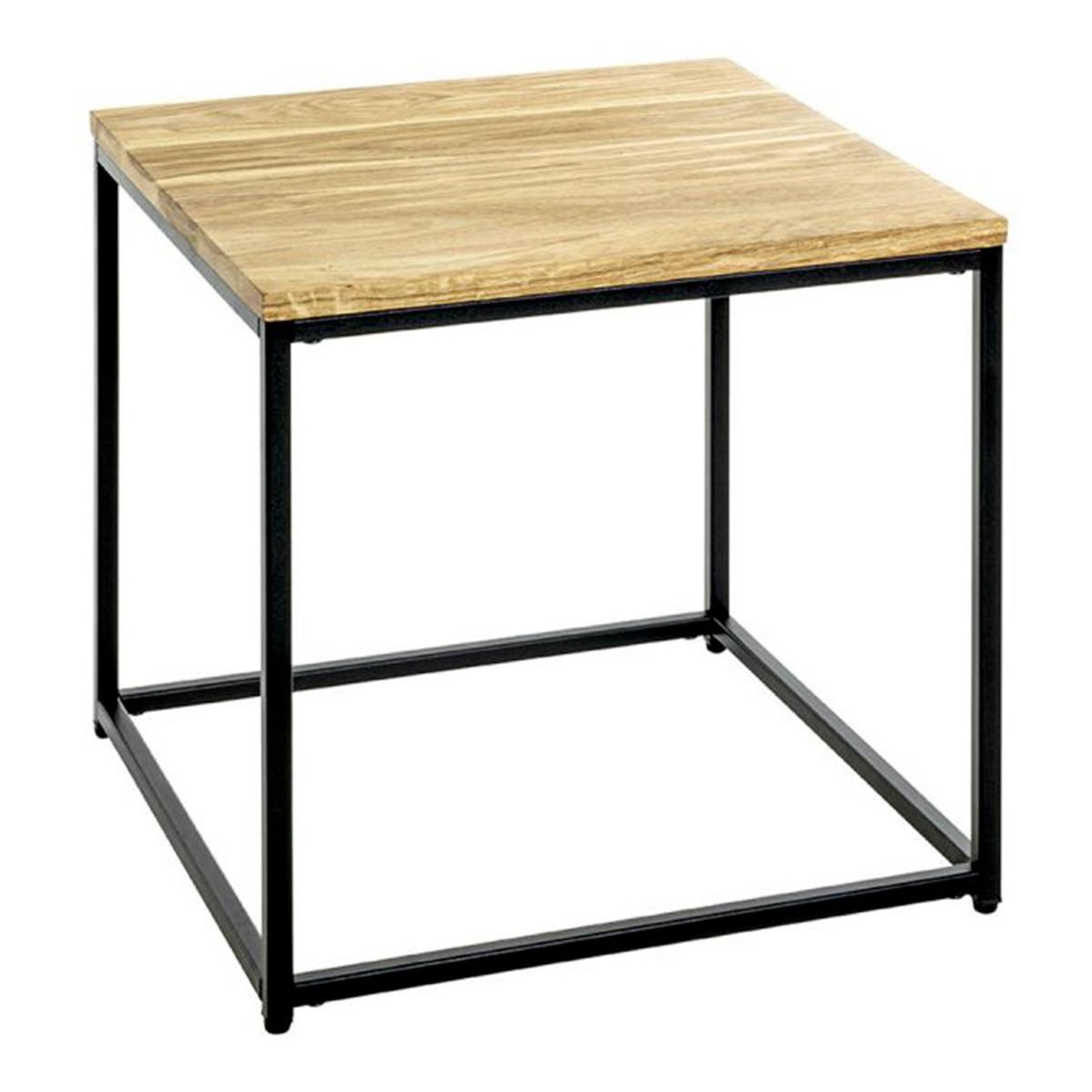 Paris Prix Table d'appoint  pika  45cm chêne & noir