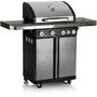 Voir la diapositive 1 : AAAAA Landmann Rexon Cook 4.1 Inox barbecue gaz 4 feux