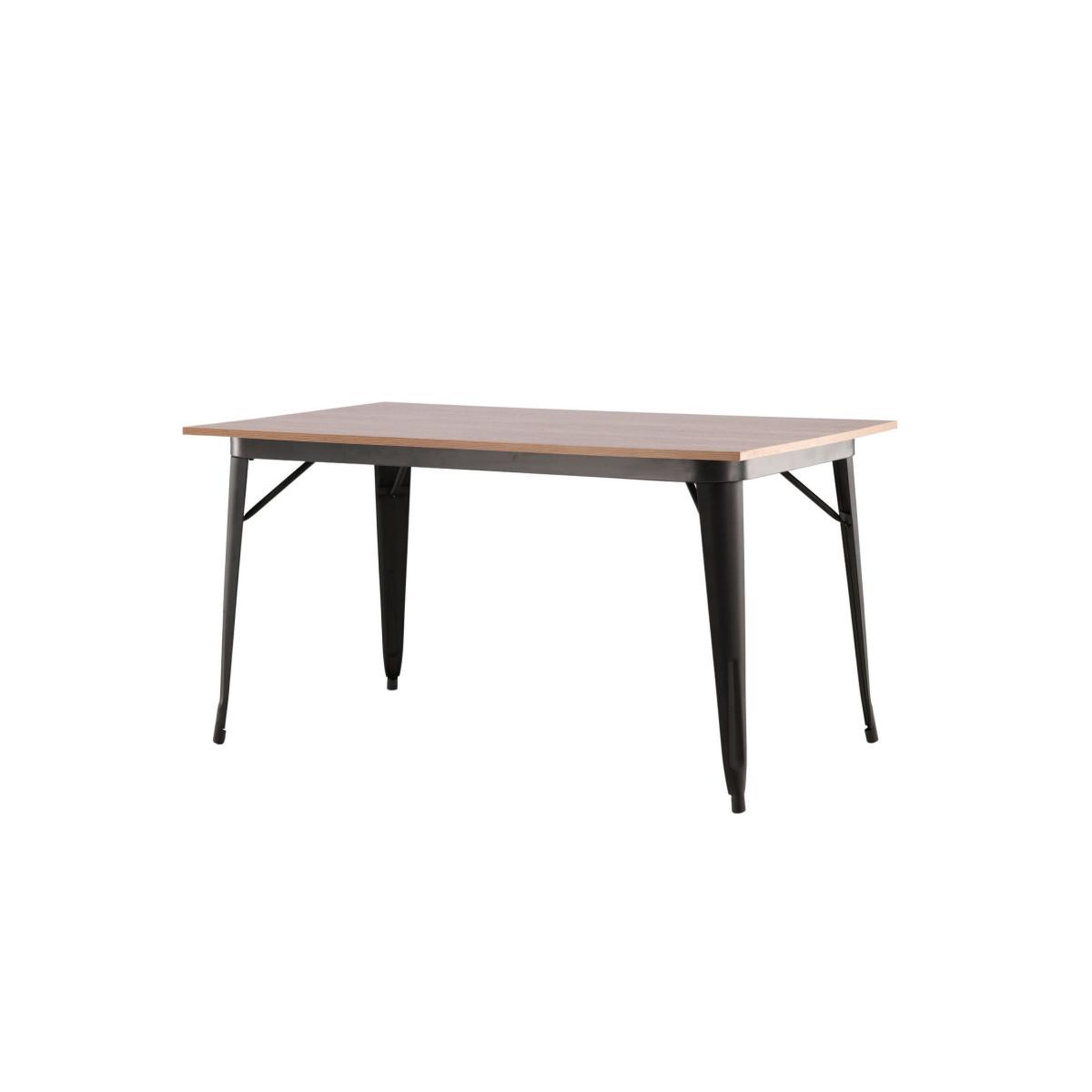 Voir la diapositive 5 : Paris Prix Table à manger design  tempe  140cm noyer