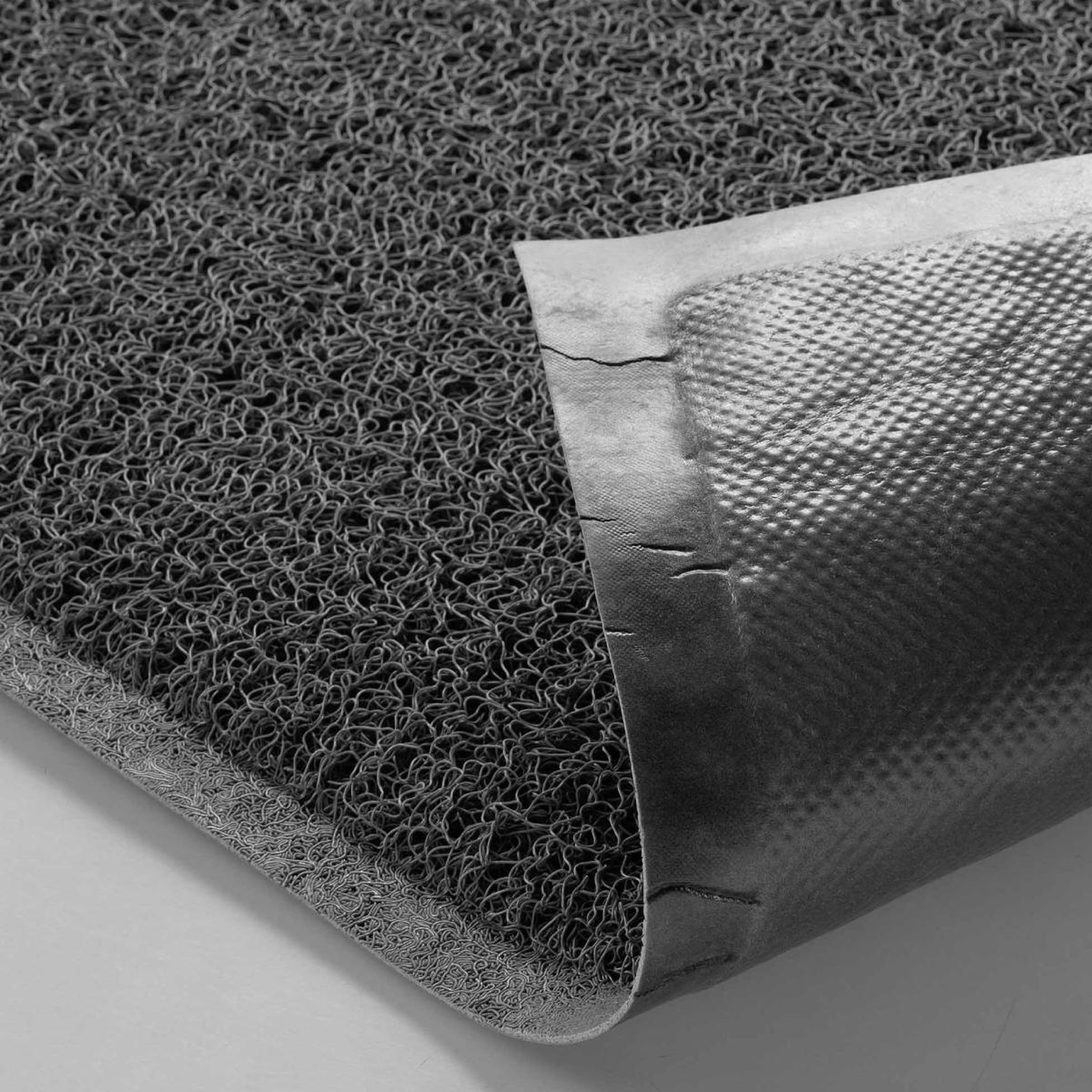 Voir la diapositive 2 : Douceur d'Intérieur Tapis d'Entrée Spaghetti  Yoni  45x75cm Gris