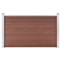 Voir la diapositive 1 : VIDAXL Cloture de jardin WPC 180x105 cm Marron