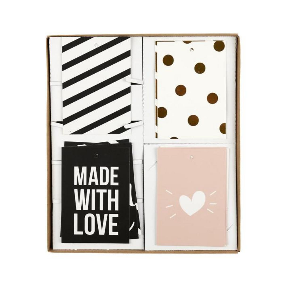 Paris Prix Lot de 10 Étiquettes Cadeaux  Festif  10cm Noir