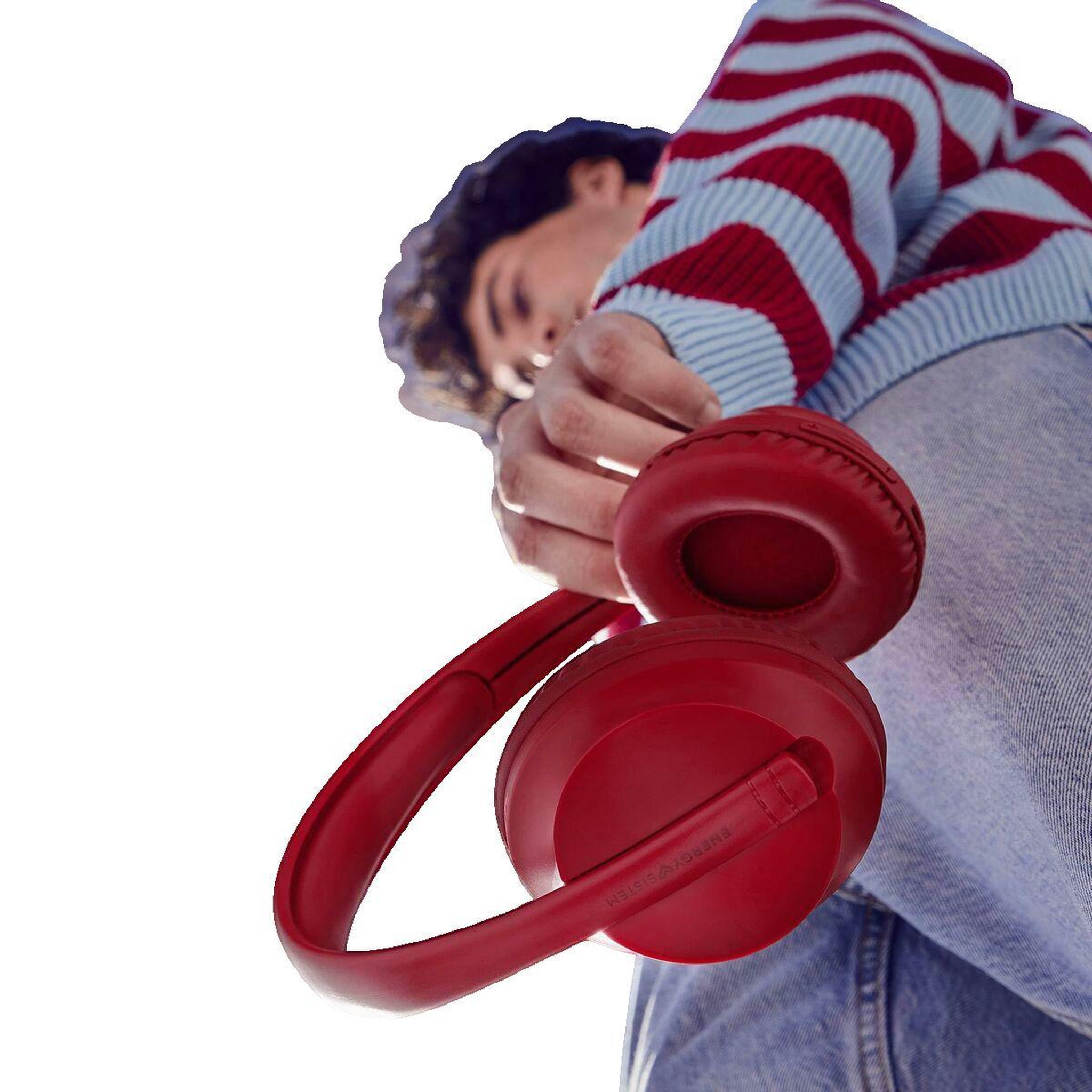 Voir la diapositive 2 : Energy Sistem Casque audio Energy Sistem Bluetooth 5.3 rouge Hoshi ECO
