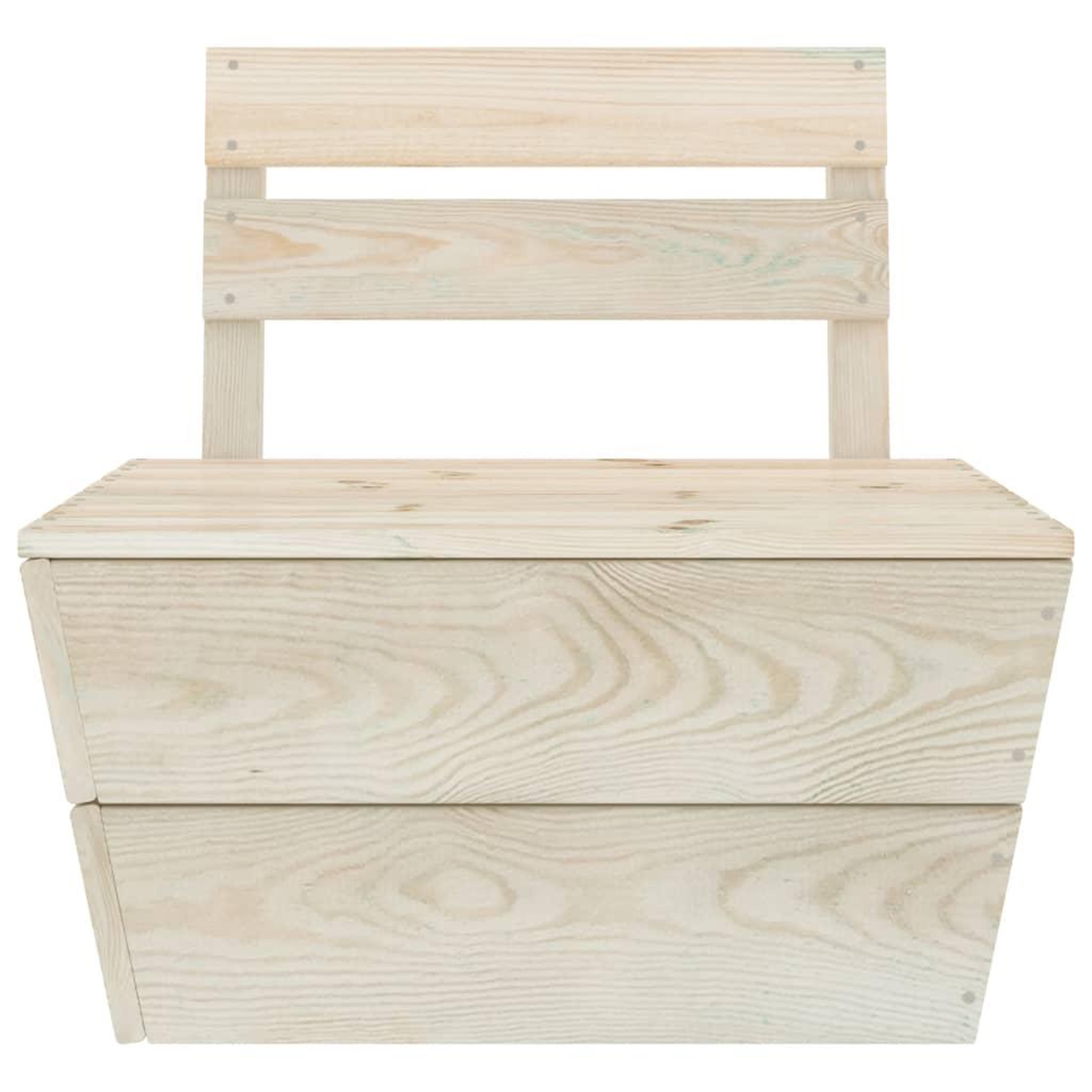 Voir la diapositive 5 : VIDAXL Salon de jardin palette 3 pcs Bois d'epicea impregne
