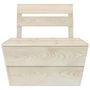 Voir la diapositive 5 : VIDAXL Salon de jardin palette 3 pcs Bois d'epicea impregne
