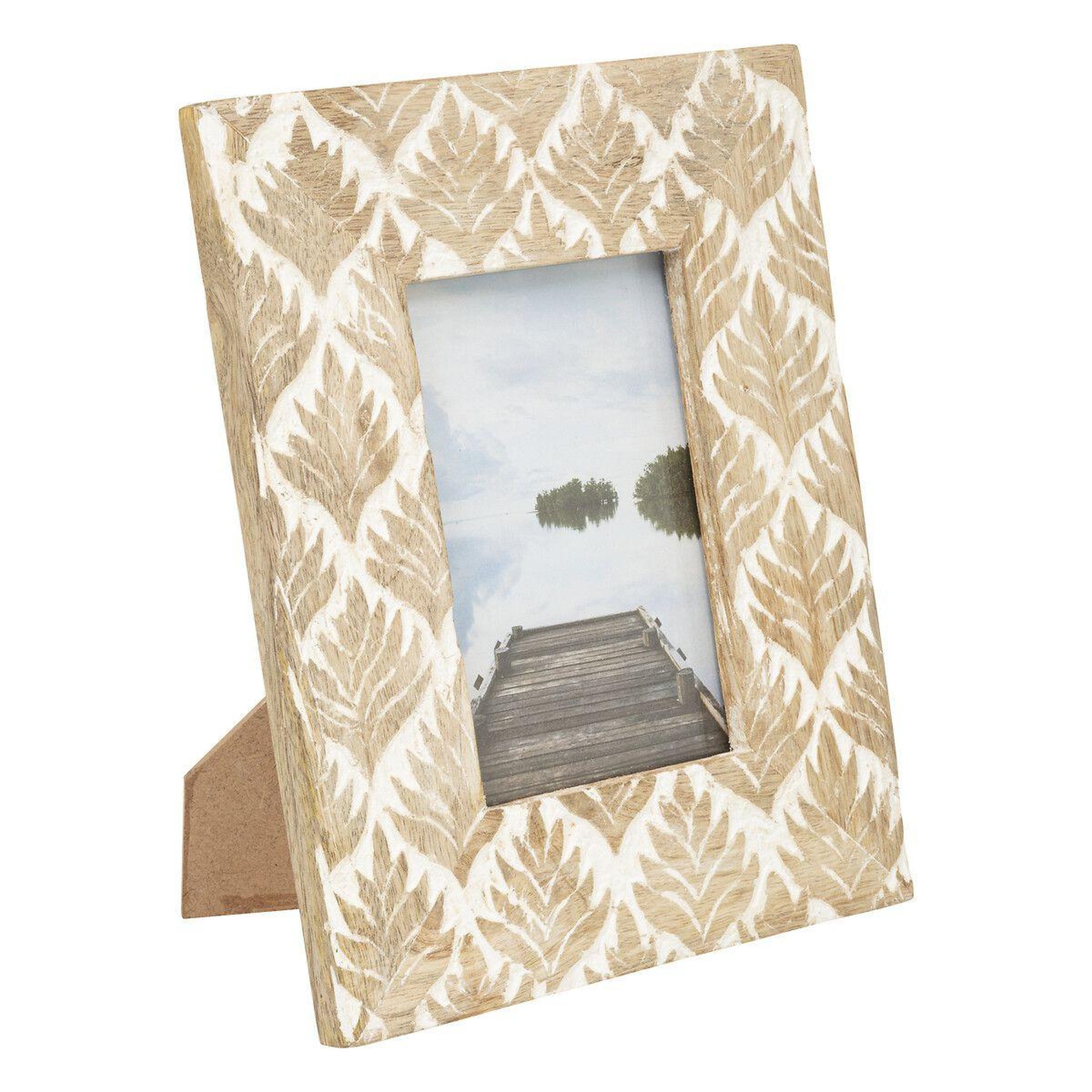 ATMOSPHERA Cadre photo déco  adriano  10x15cm beige