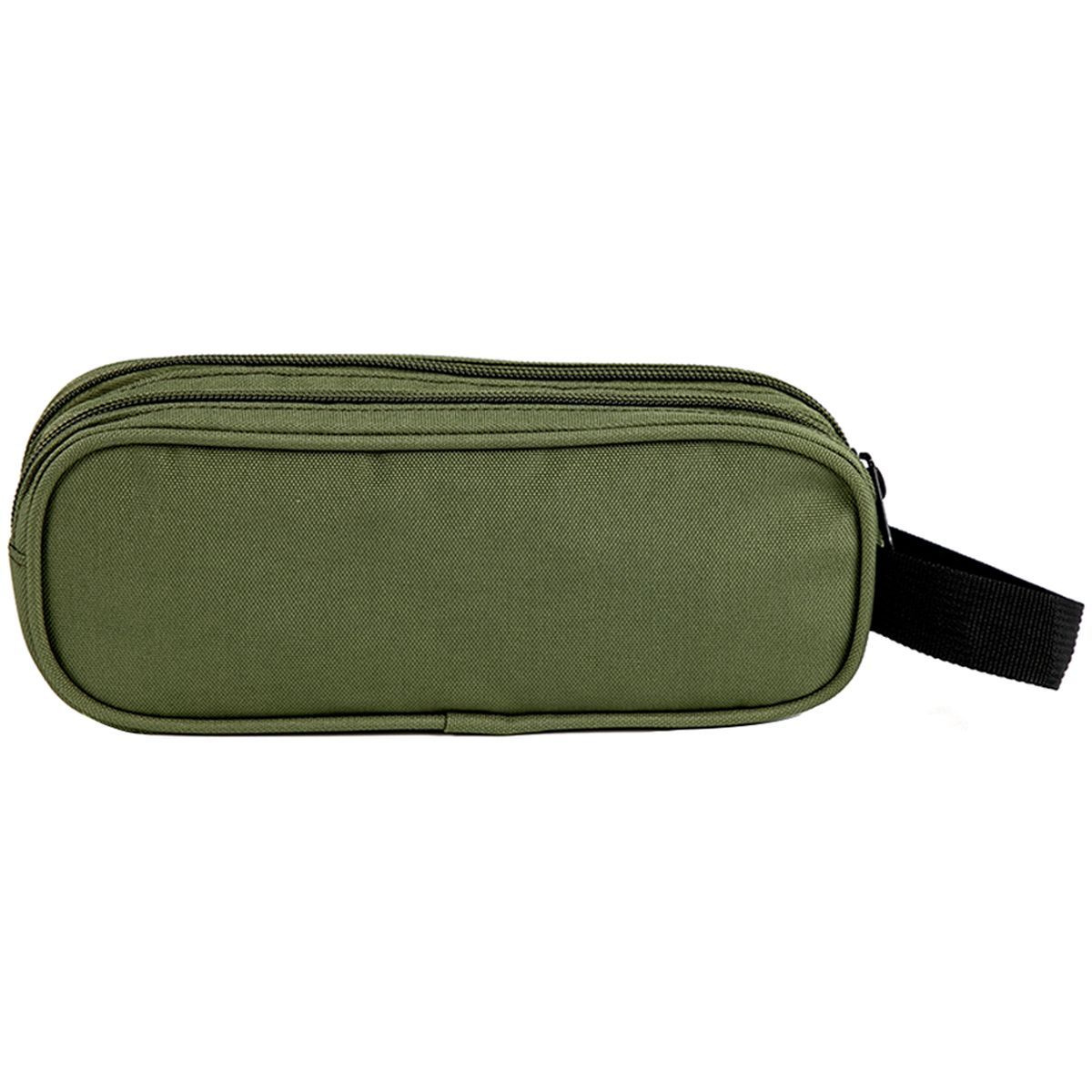 AUCHAN Trousse 2 compartiments rectangle verte