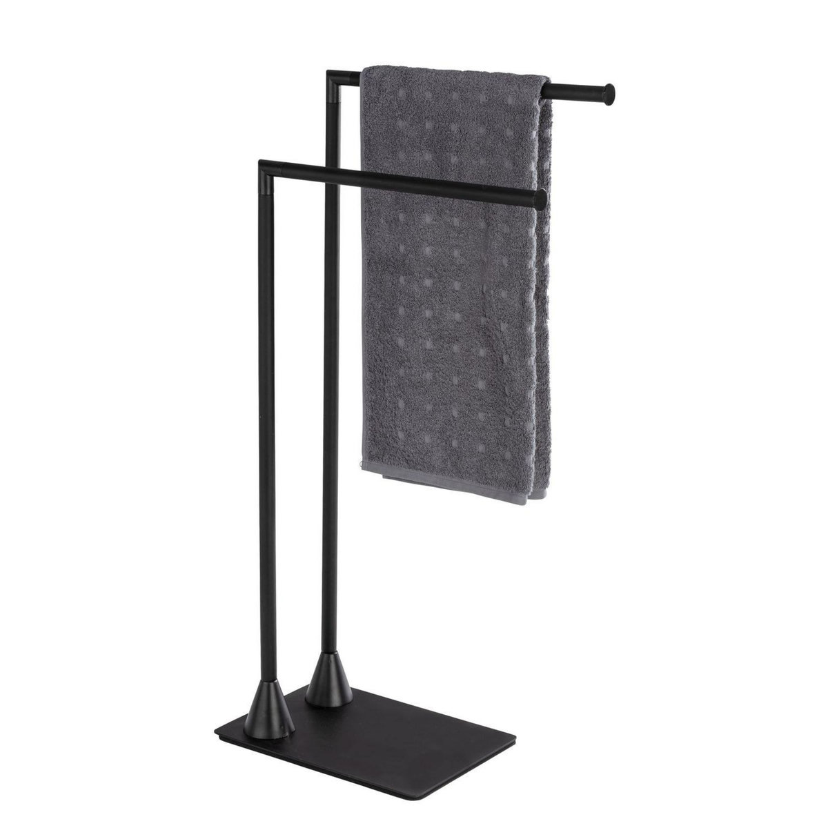 Wenko Porte-serviette indus Hella - L. 43 x H. 78 cm - Noir