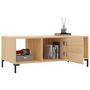 Voir la diapositive 4 : VIDAXL Table basse chene sonoma 102x50x40 cm bois d'ingenierie