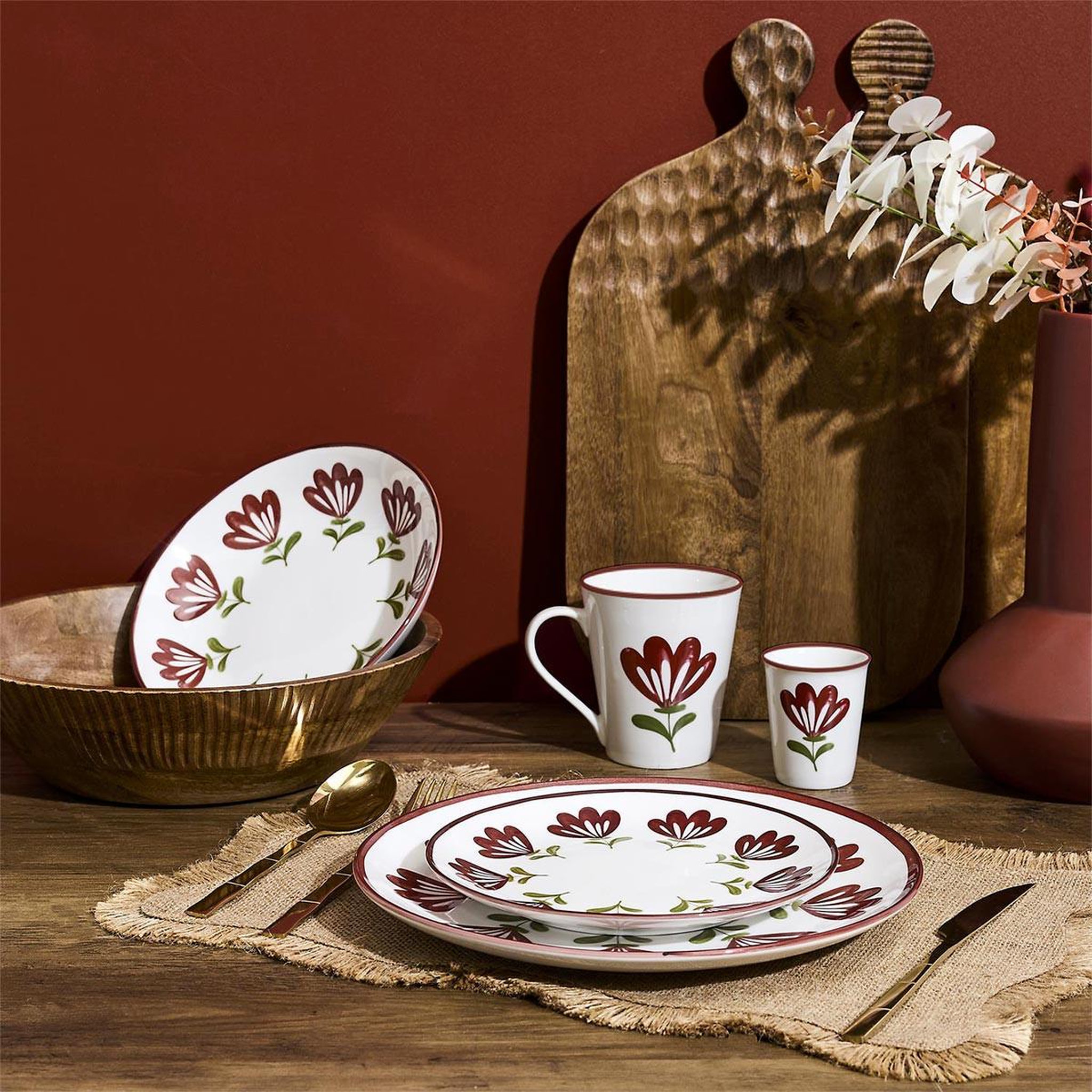 Voir la diapositive 5 : COOK CONCEPT Lot de 6 assiettes plates  edith  26cm multicolore