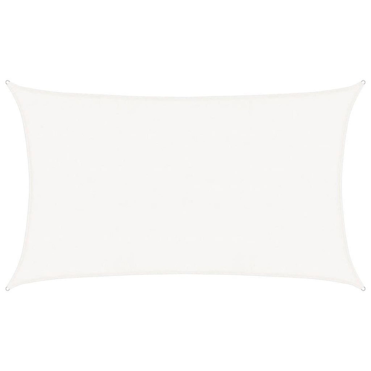 VIDAXL Voile d'ombrage 160 g/m^2 Blanc 5x8 m PEHD