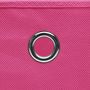 Voir la diapositive 5 : VIDAXL Boîtes de rangement 4 pcs Tissu intisse 28x28x28 cm Rose