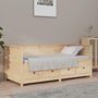 Voir la diapositive 2 : VIDAXL Lit de jour sans matelas 90x190 cm bois de pin massif