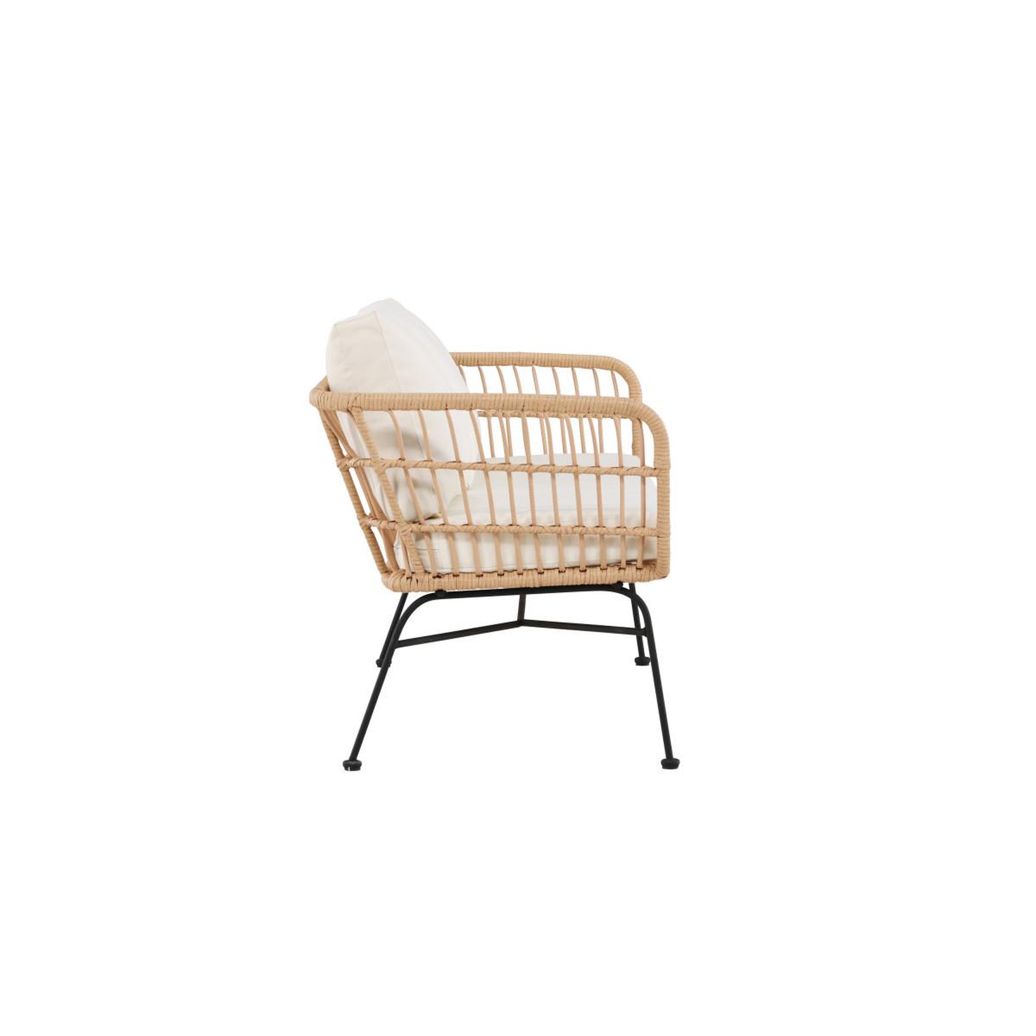 Voir la diapositive 3 : Paris Prix Canapé de jardin 2 places  isola  140cm naturel
