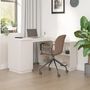 Voir la diapositive 1 : VIDAXL Bureau Blanc 110x50x75 cm Bois massif de pin