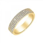 SC CRYSTAL Bague taille 54 SC Crystal ornée de Zirconium. Coloris disponibles : Jaune