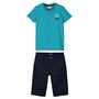 Voir la diapositive 1 : IN EXTENSO Ensemble Tee-shirt+Short Garçon