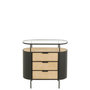 Voir la diapositive 2 : Paris Prix Commode 3 Tiroirs  Bya  80cm Naturel
