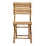 Voir la diapositive 2 : Paris Prix Chaise Pliable Design  Bambou  98cm Naturel