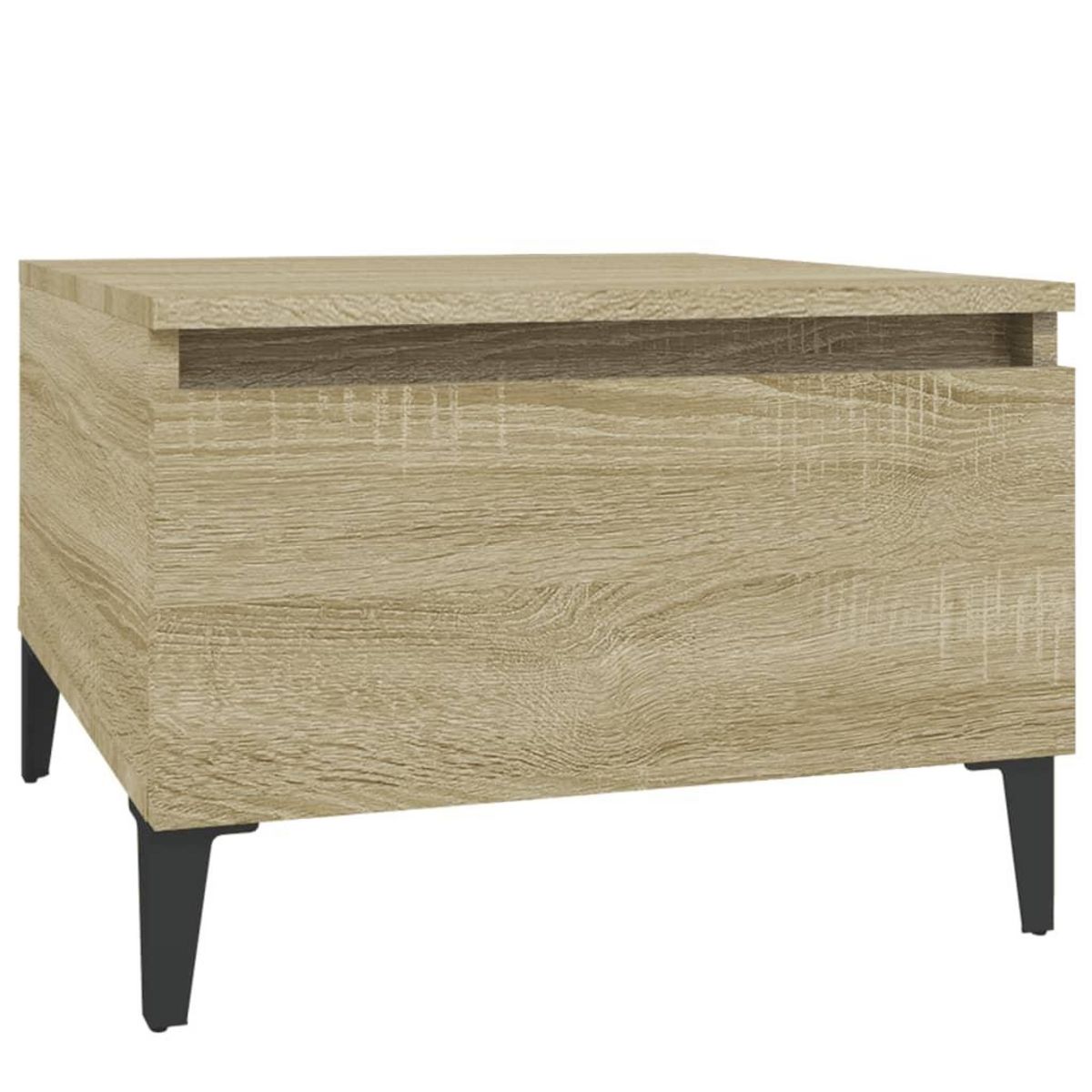 VIDAXL Table d'appoint Chene sonoma 50x46x35 cm Bois d'ingenierie
