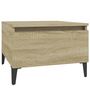 Voir la diapositive 2 : VIDAXL Table d'appoint Chene sonoma 50x46x35 cm Bois d'ingenierie