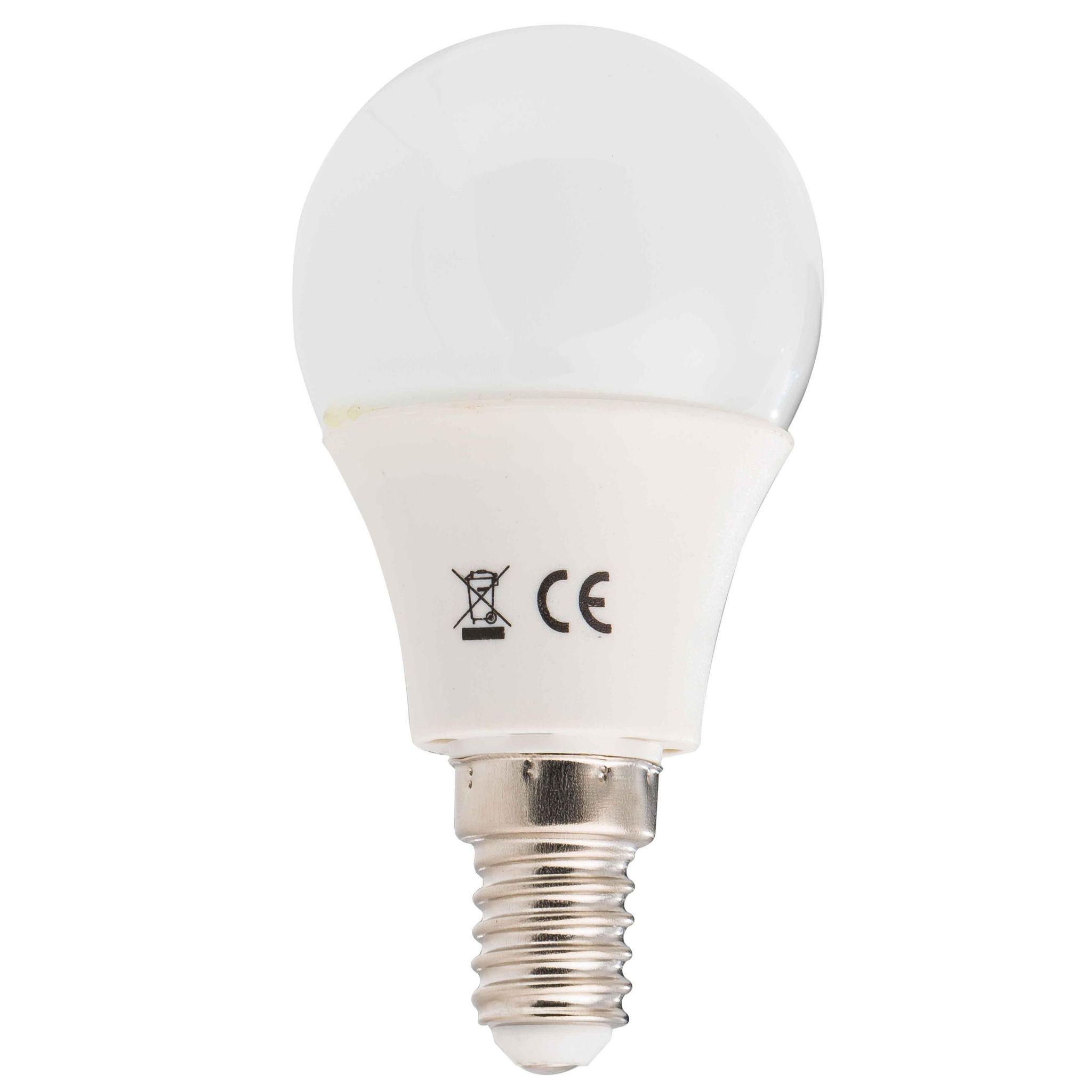 Homepluss Ampoule led ronde E14 4w blanc/froid pas cher Auchan.fr