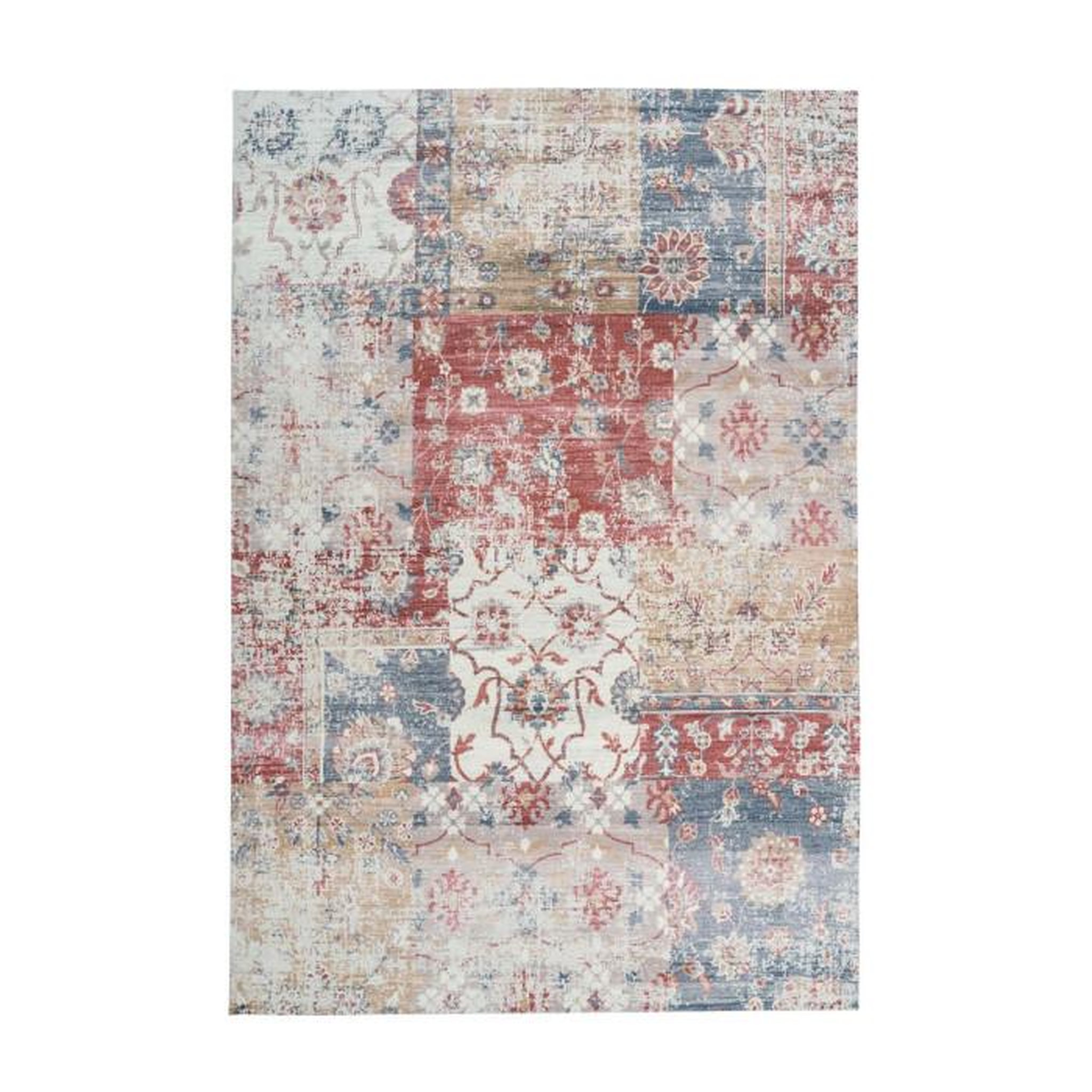 Paris Prix Tapis Vintage à Poils Courts  Indiana V  Multicolore. Coloris disponibles : Multicolore