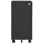 Voir la diapositive 2 : VIDAXL Classeur mobile Anthracite 30x45x59 cm Acier