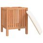 Voir la diapositive 4 : VIDAXL Tabouret de salle de bain 40,5x40x52 cm Bois massif de noyer