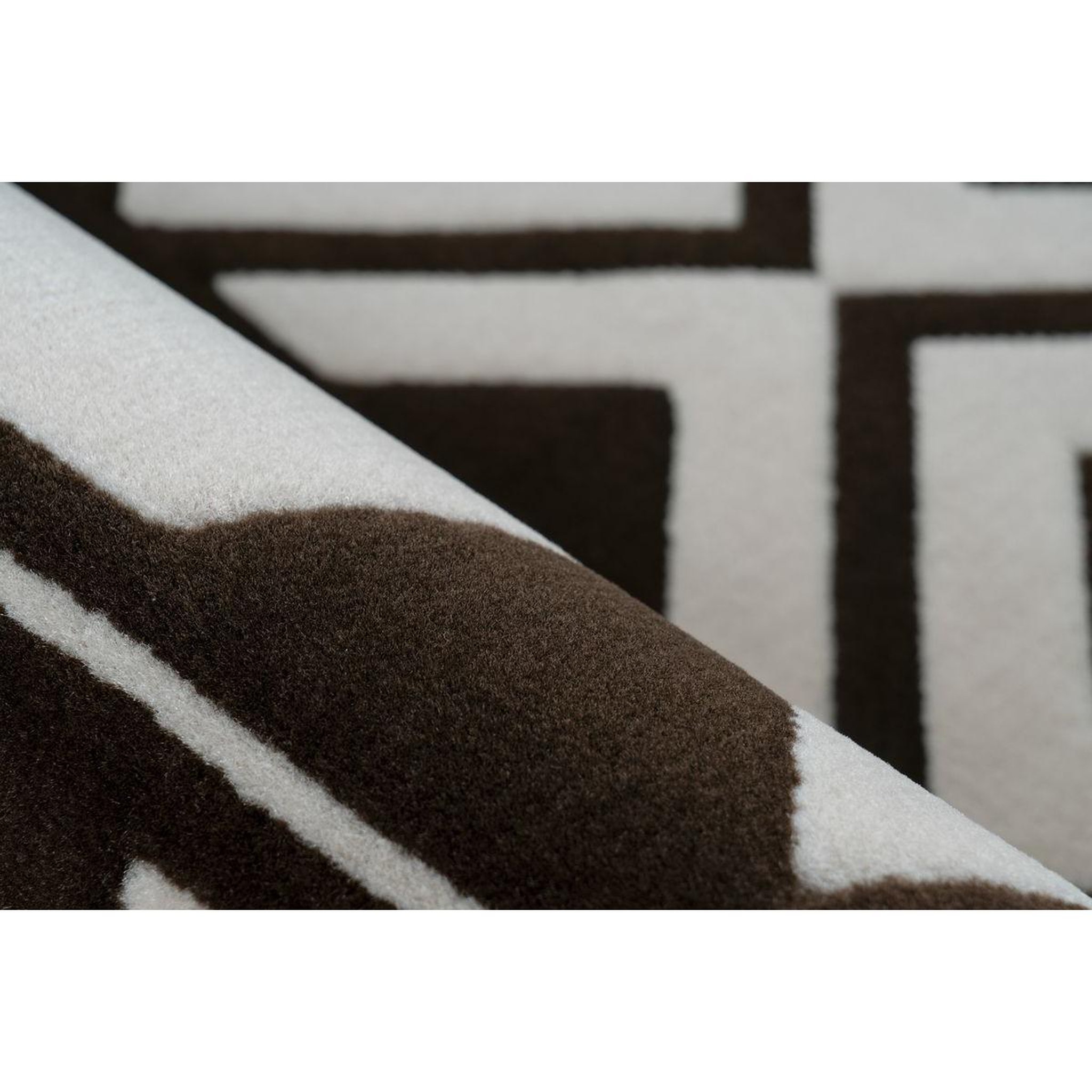 Voir la diapositive 3 : Paris Prix Tapis ethnique à poils courts  esperanto vii  marron