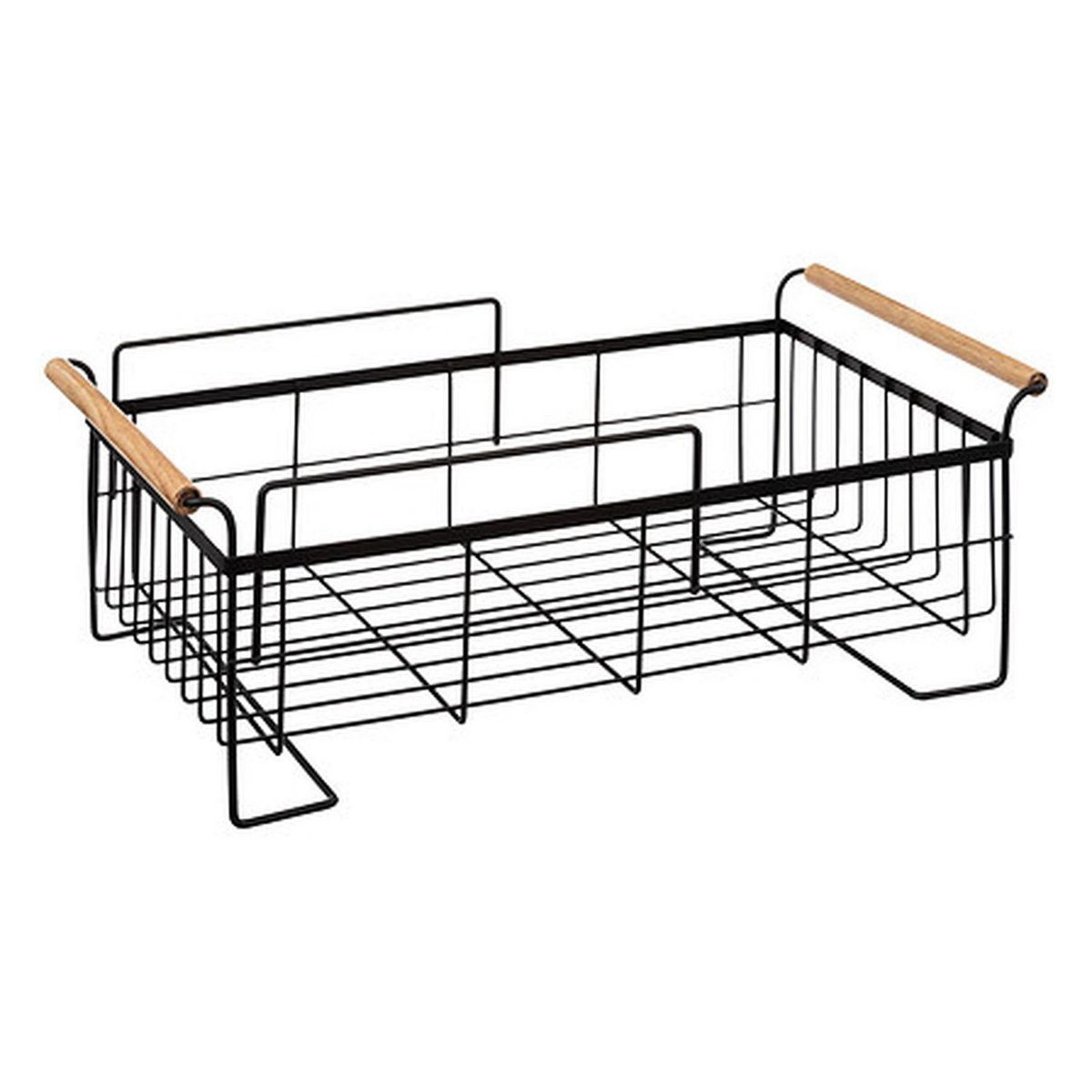 FIVE Égouttoir 2 niveaux en métal BLACKWOOD - Noir