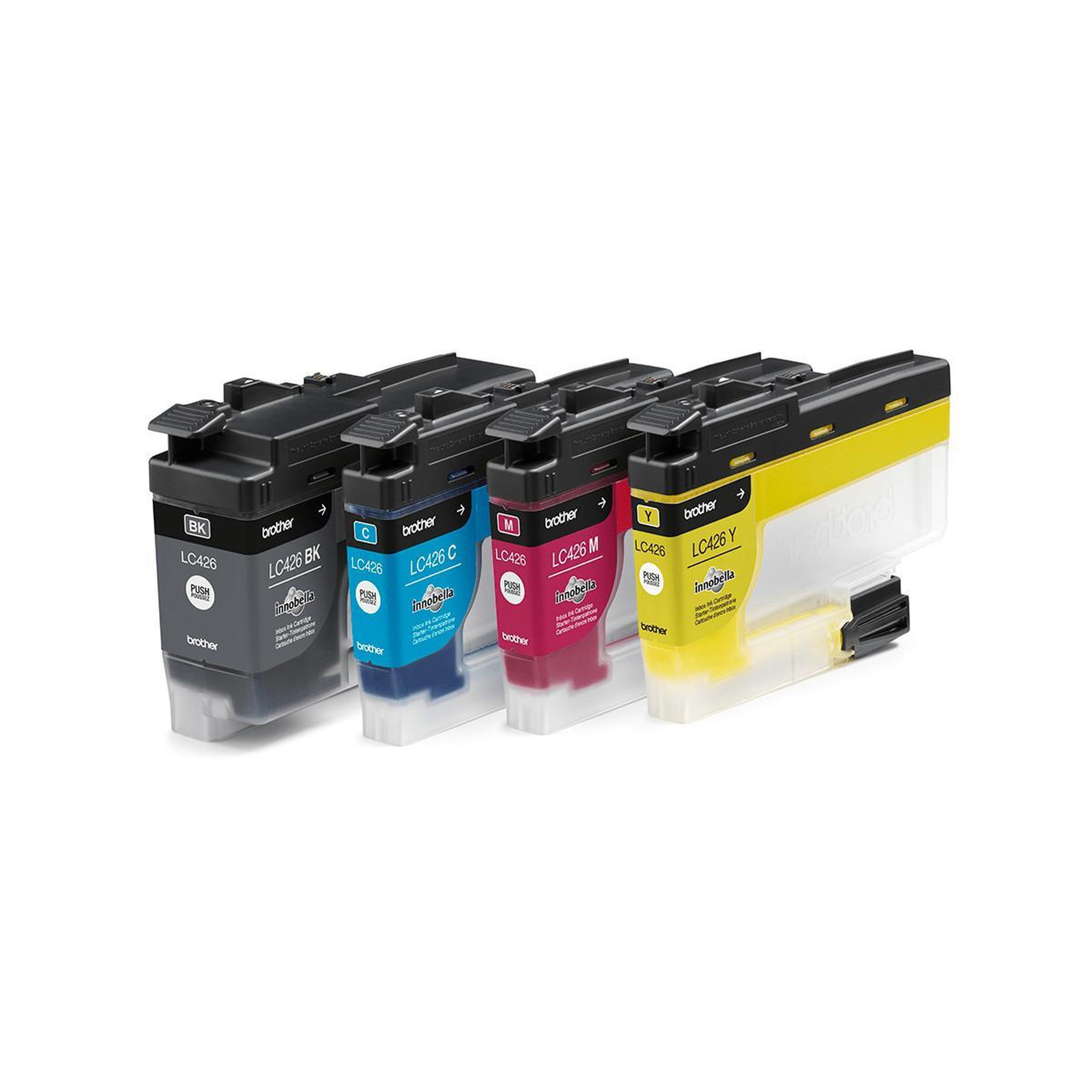 Voir la diapositive 3 : Brother Cartouche d'encre pack multipack 4 originales lc426 (noir + 3 couleurs) - lc426val