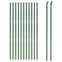 Voir la diapositive 3 : VIDAXL Cloture en treillis metallique vert 2x25 m acier galvanise