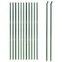 Voir la diapositive 3 : VIDAXL Cloture en treillis metallique vert 2x25 m acier galvanise